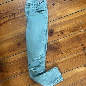 Free People Distressed skinny jeans
